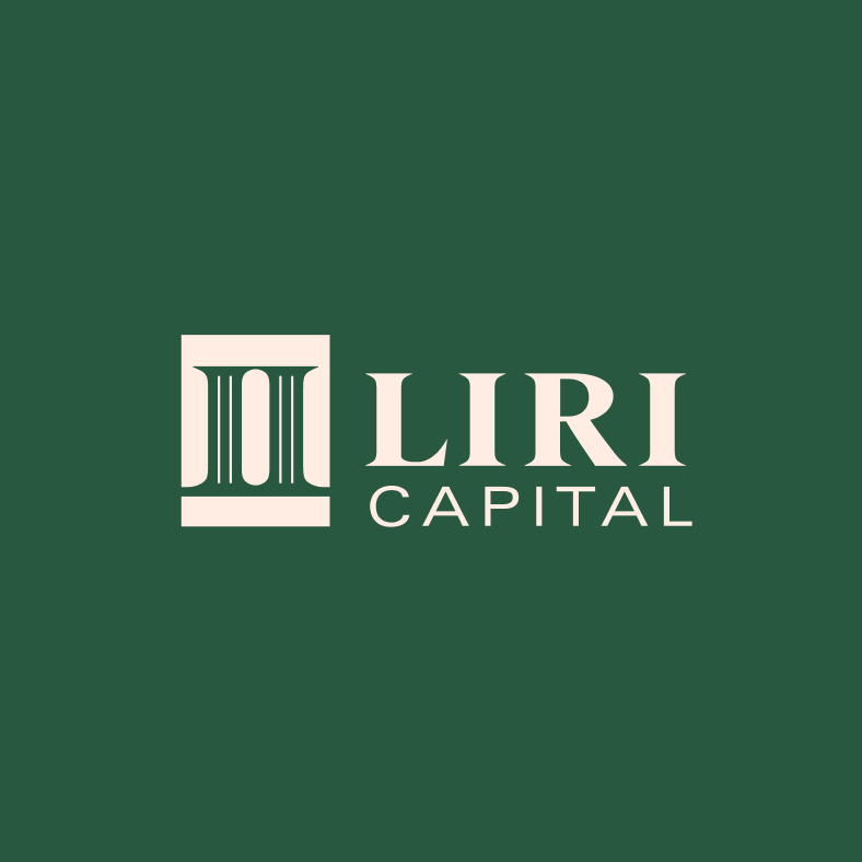 Liri Capital logo on green background